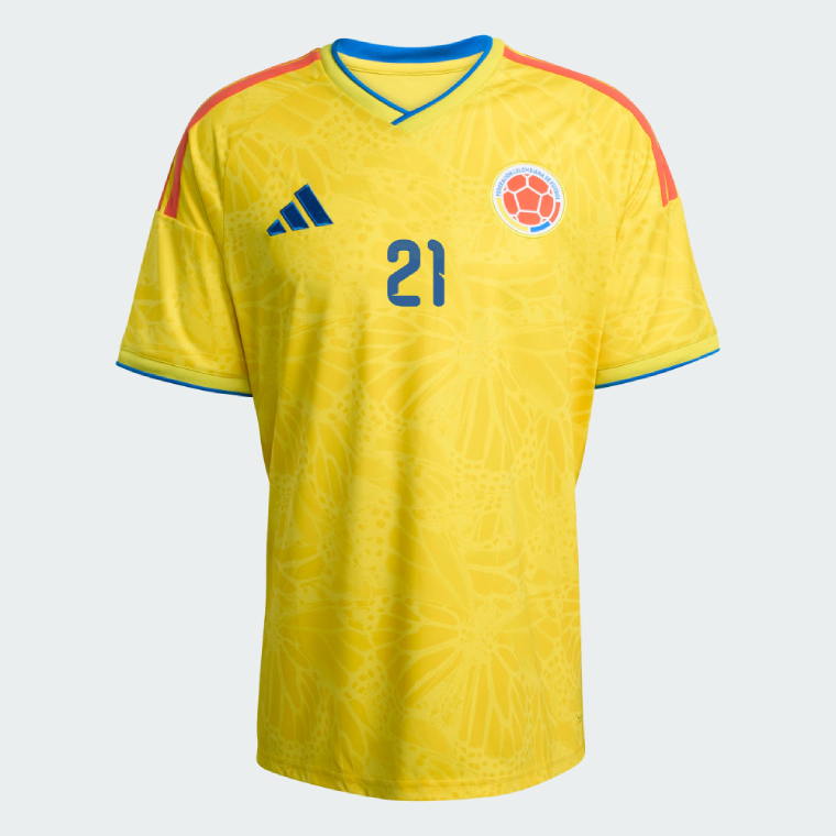 Colombia Home CAMPAZ 21 Jersey 2026 Back