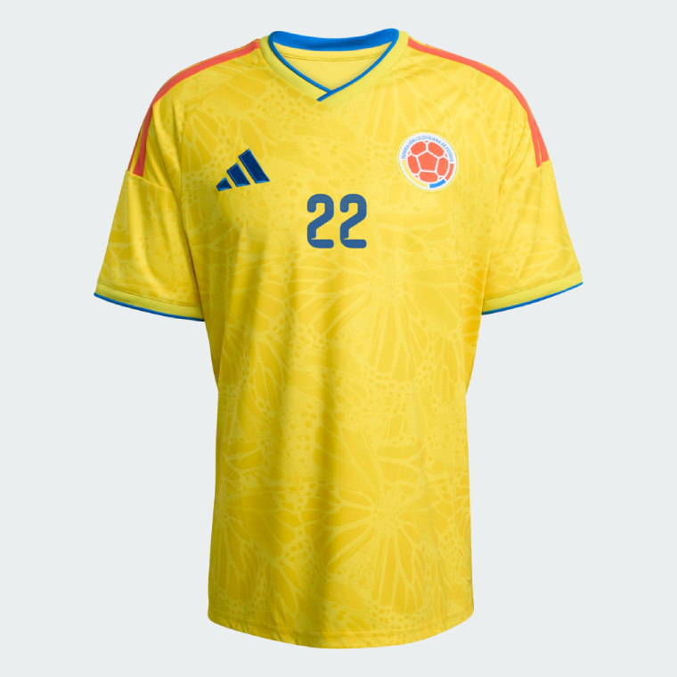 Colombia Home CARACAS 22 Jersey 2026 Back