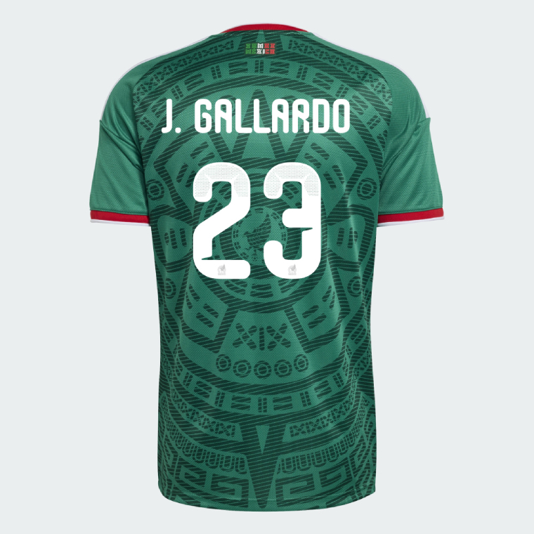 Mexico Home J. GALLARDO 23 Jersey 2026