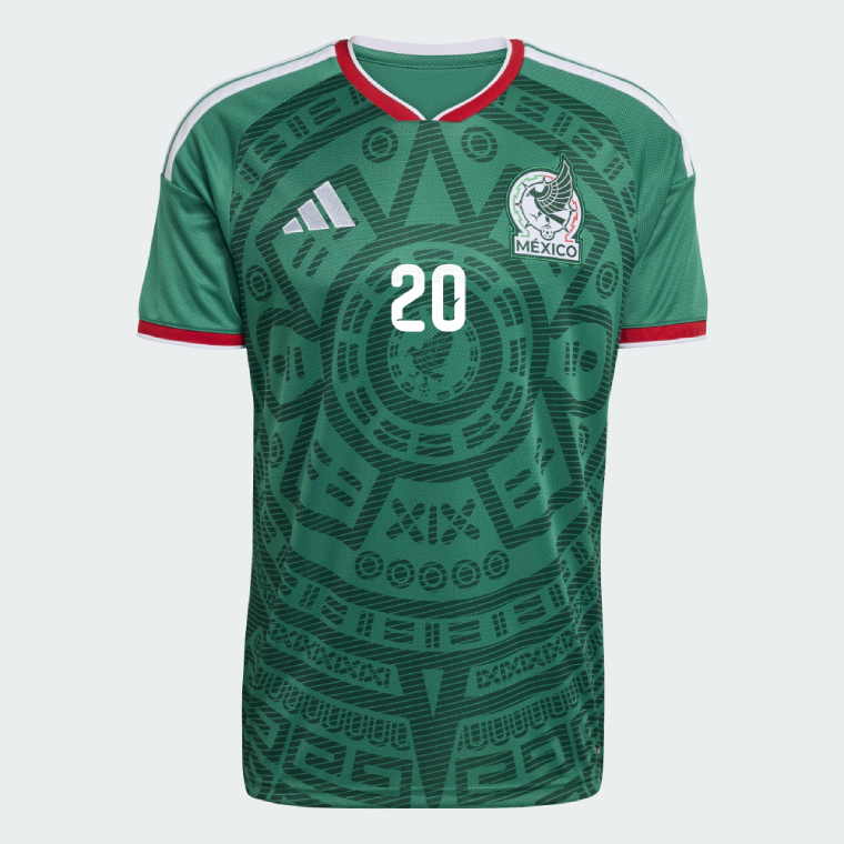 Mexico Home N. HERNÁNDEZ 20 Jersey 2026