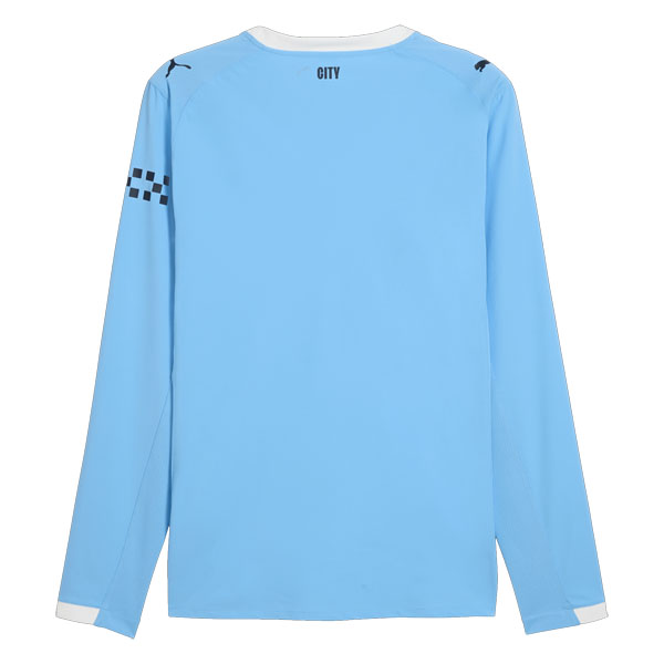 Manchester City Home Long Sleeve Jersey 25-26 (Player Version)