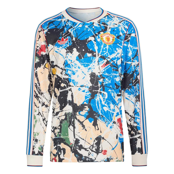 Manchester United Stone Roses Long Sleeve Jersey 25-26