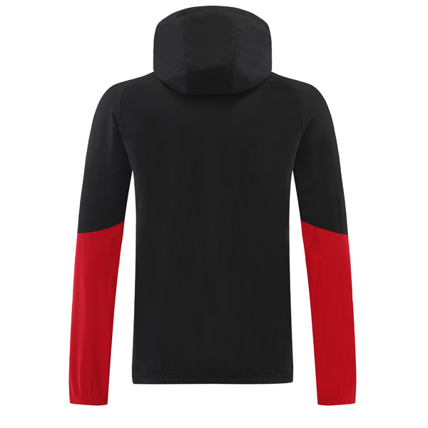 2026 Germany Windbreaker Hoodie Jacket Red & Black