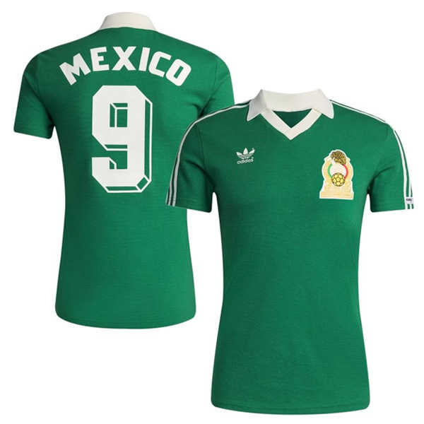 1986 Mexico Home Retro Jersey Mexico 9