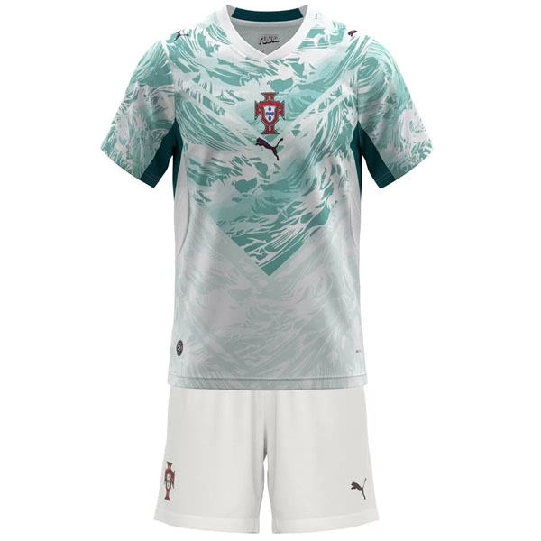 Portugal Away Jersey Kids Kit 2026