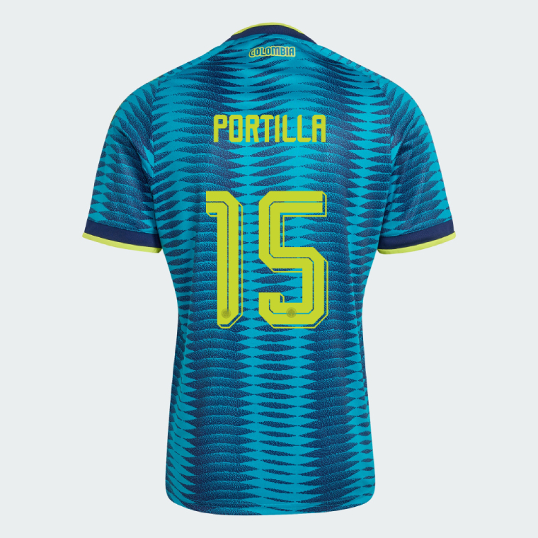 Colombia Away PORTILLA 15 Jersey 2026