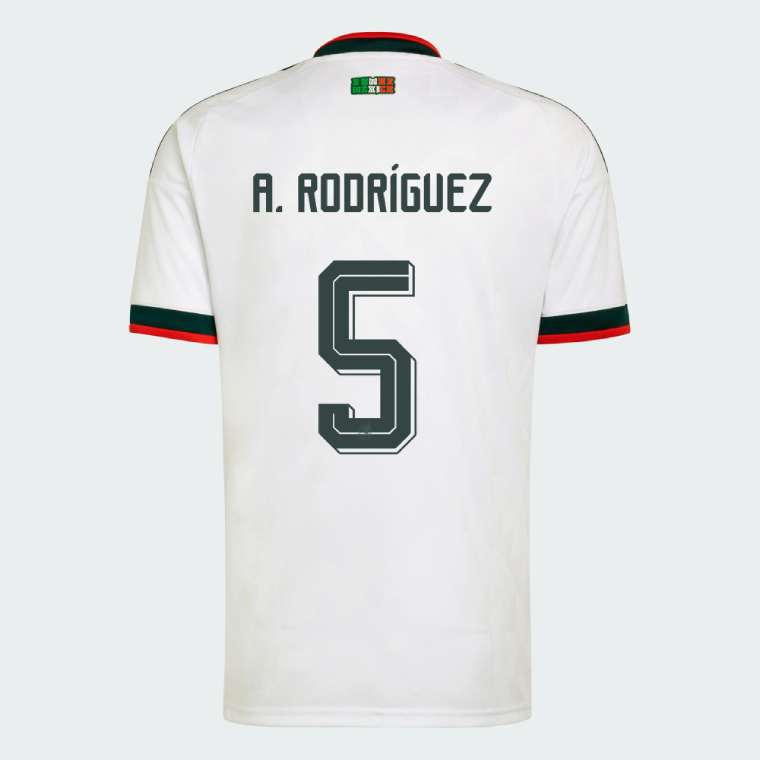 Mexico Away A. RODRÍGUEZ 5 Jersey 2026