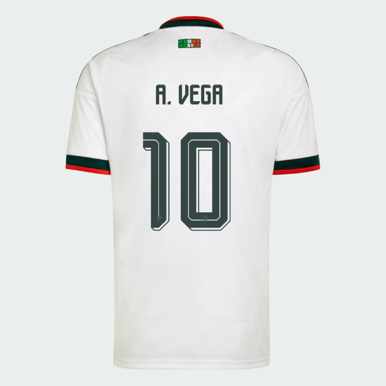 Mexico Away A. VEGA 10 Jersey 2026