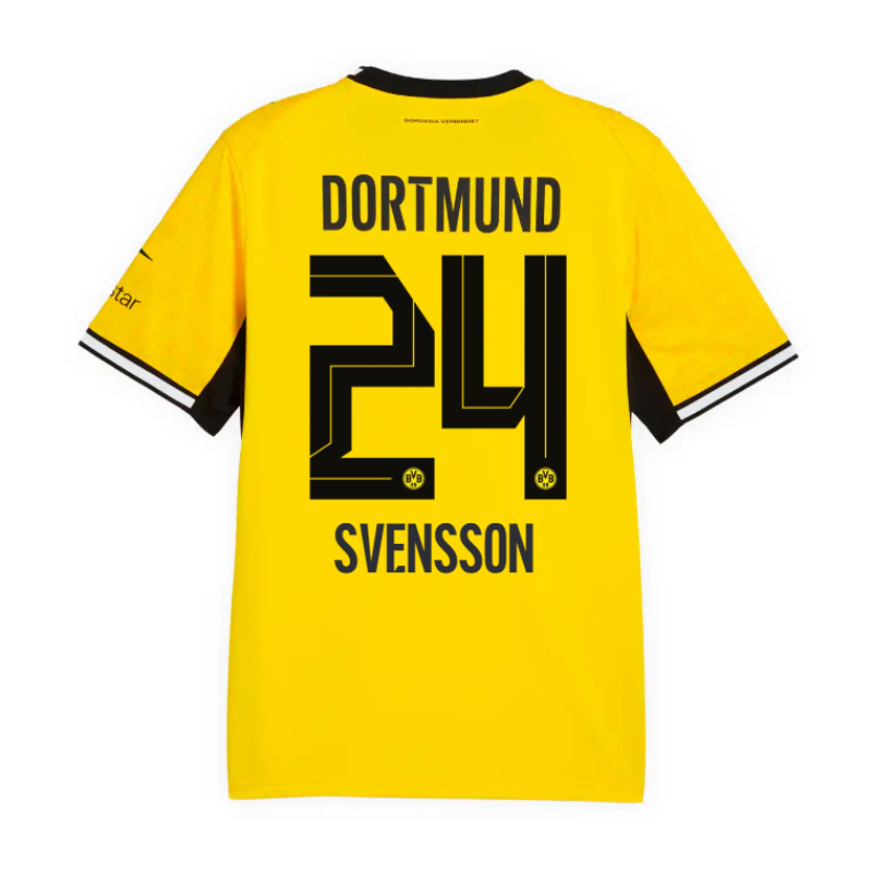 Borussia Dortmund Home SVENSSON 24 Jersey 26-27