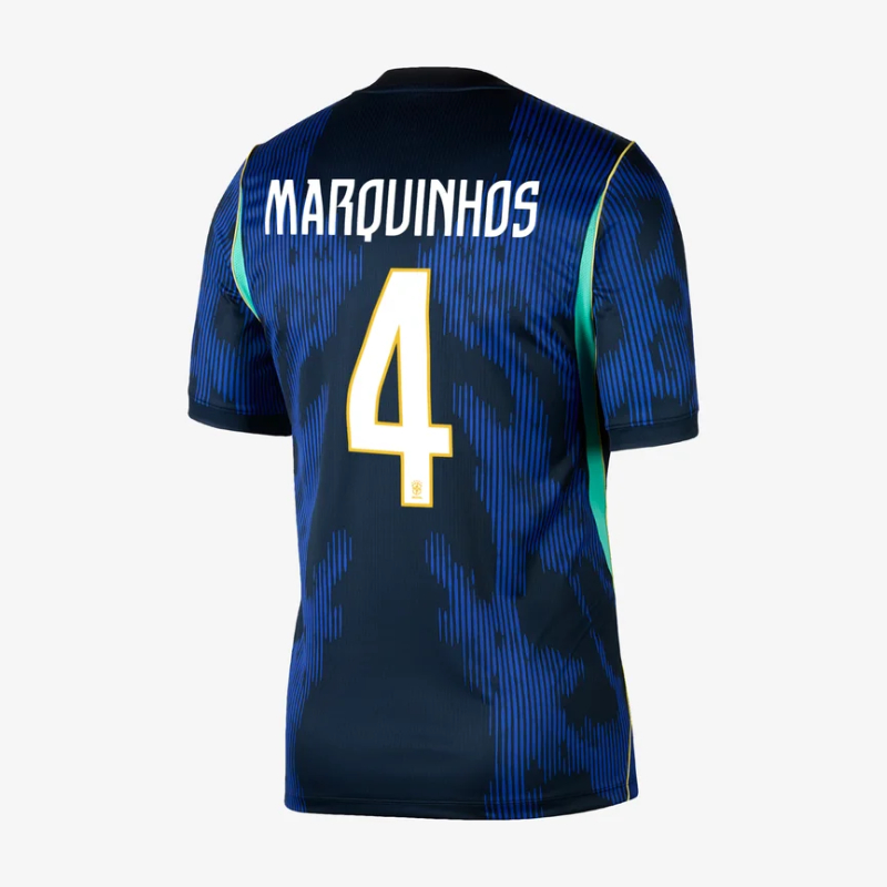 Brazil Away MARQUINHOS 4 Jersey 2026