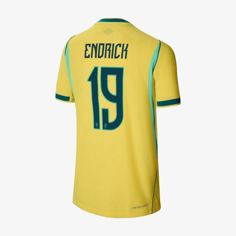 Brazil Home ENDRICK 19 Jersey 2026 (Player Version)