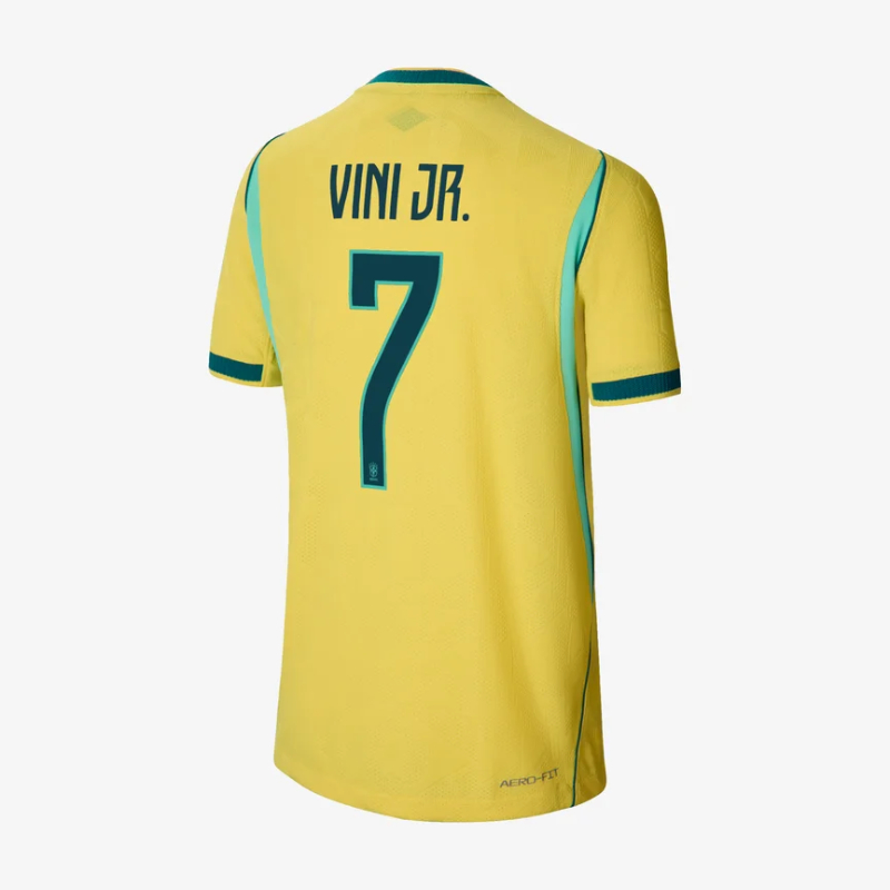 Brazil Home VINI JR. 7 Jersey 2026 (Player Version)