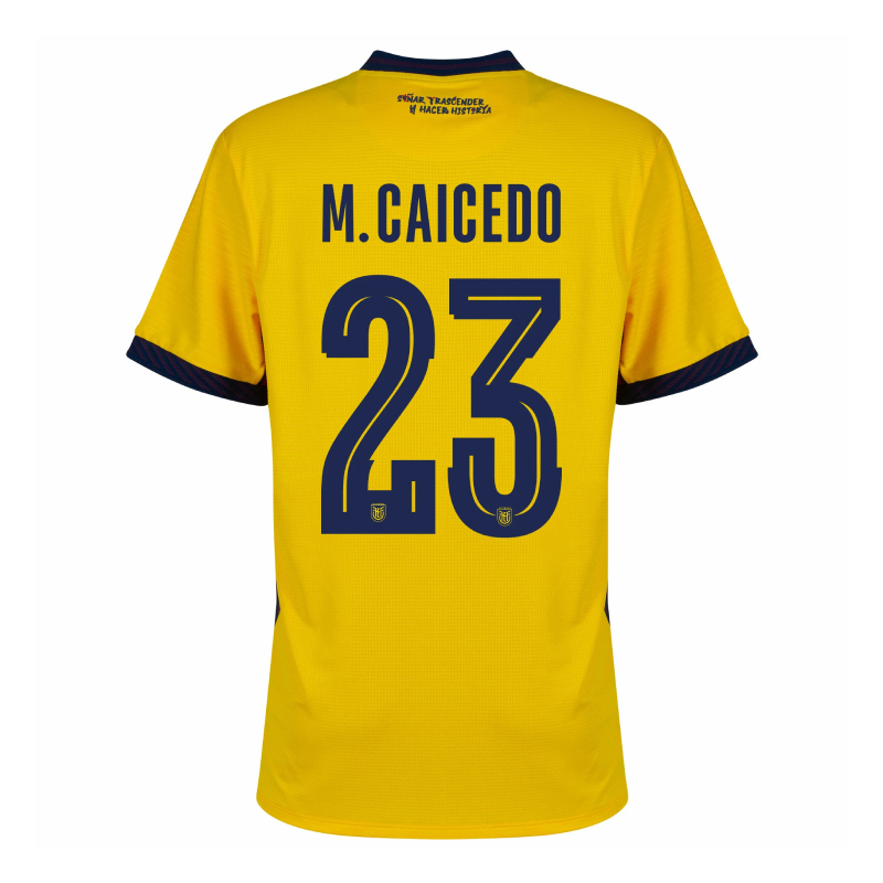 Ecuador Home M.CAICEDO 23 Jersey 2026