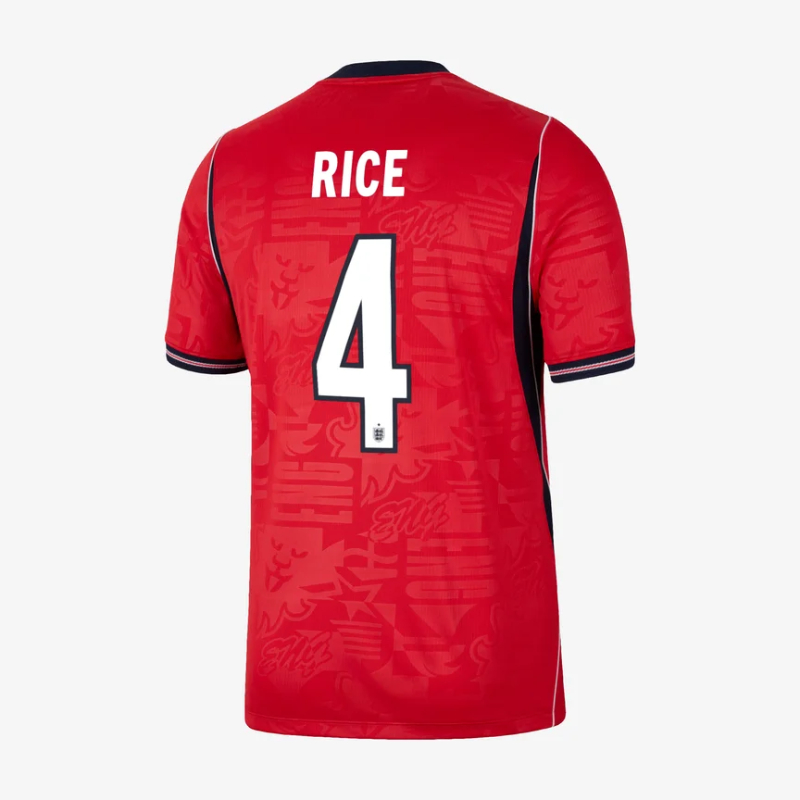 England Away RICE 4 Jersey 2026