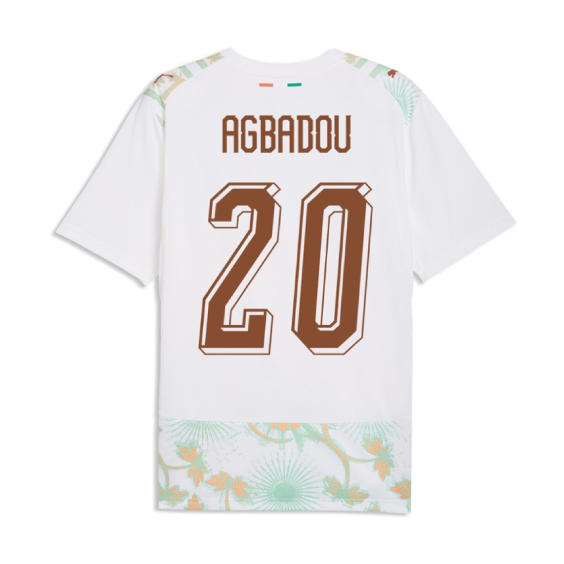 Ivory Coast Away AGBADOU 20 Jersey 2026