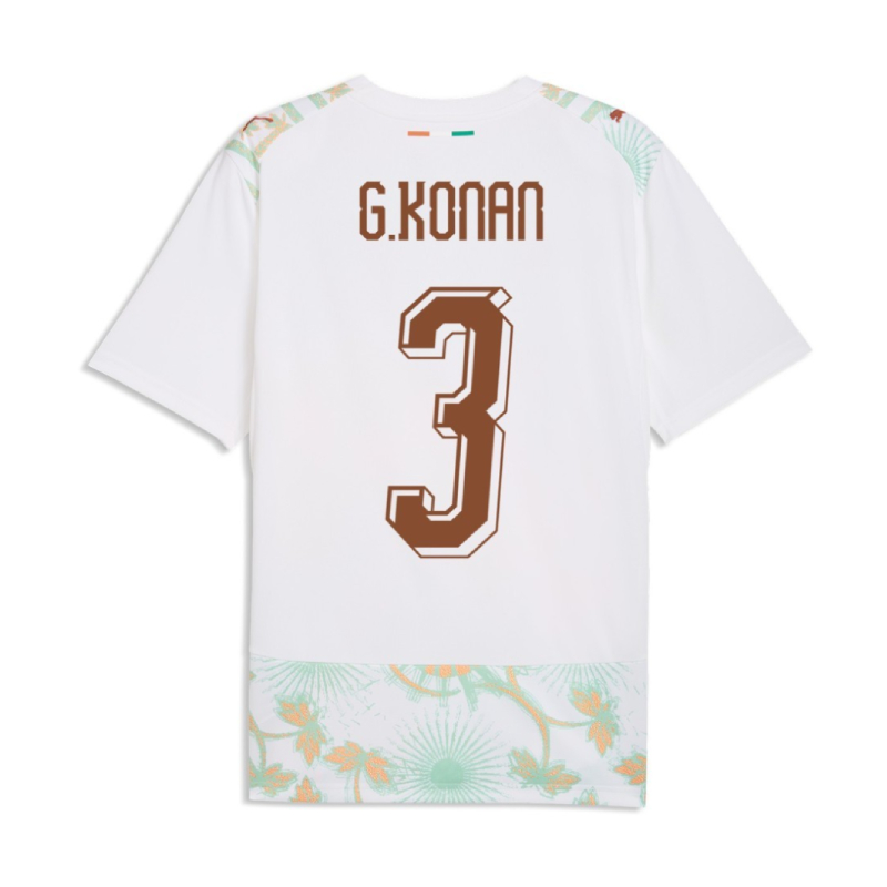 Ivory Coast Away G.KONAN 3 Jersey 2026