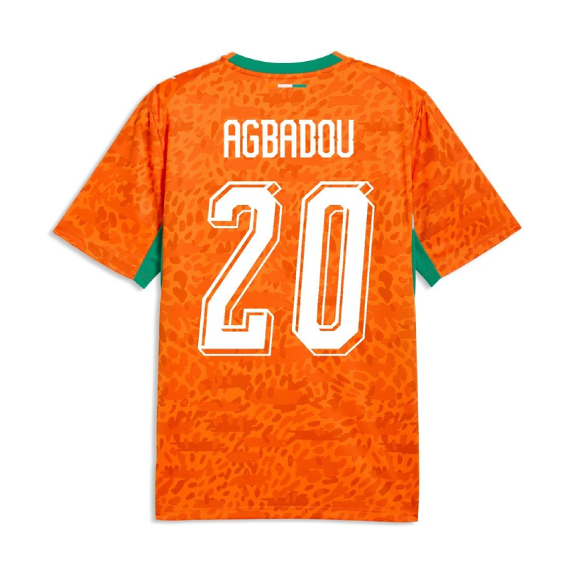 Ivory Coast Home AGBADOU 20 Jersey 2026