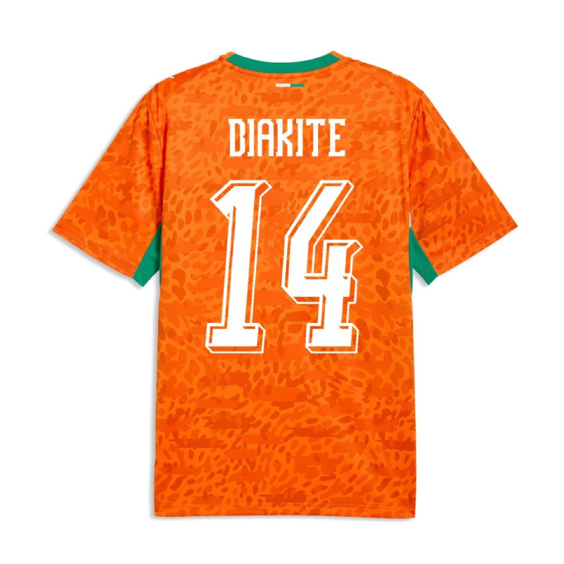 Ivory Coast Home DIAKITE 14 Jersey 2026