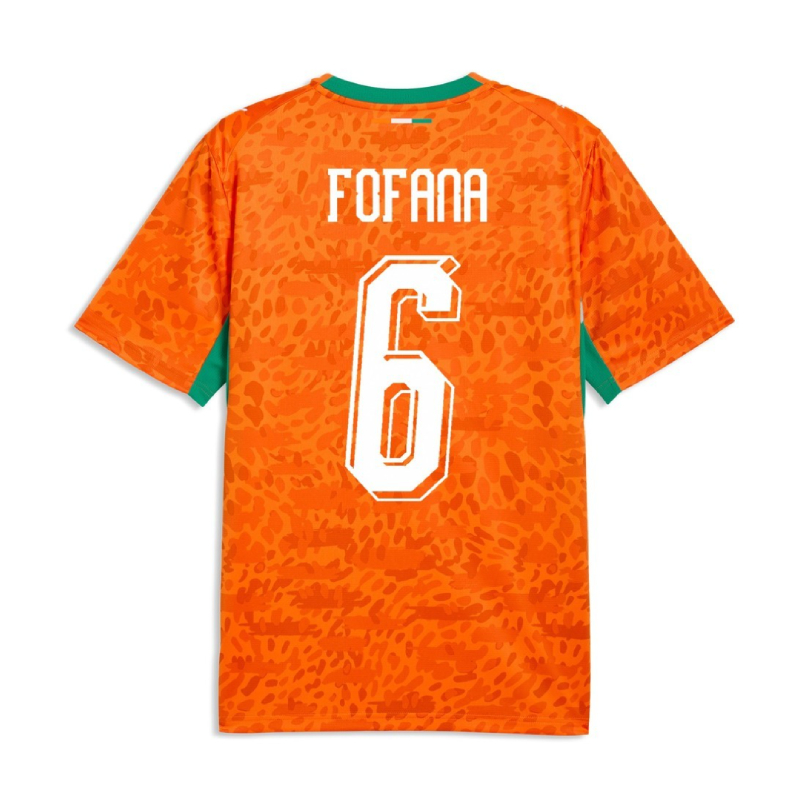 Ivory Coast Home FOFANA 6 Jersey 2026