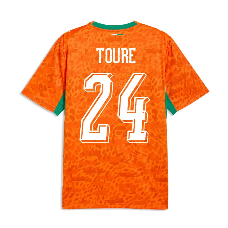 Ivory Coast Home TOURE 24 Jersey 2026