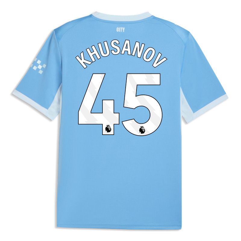 Manchester City Home KHUSANOV 45 Jersey 26-27