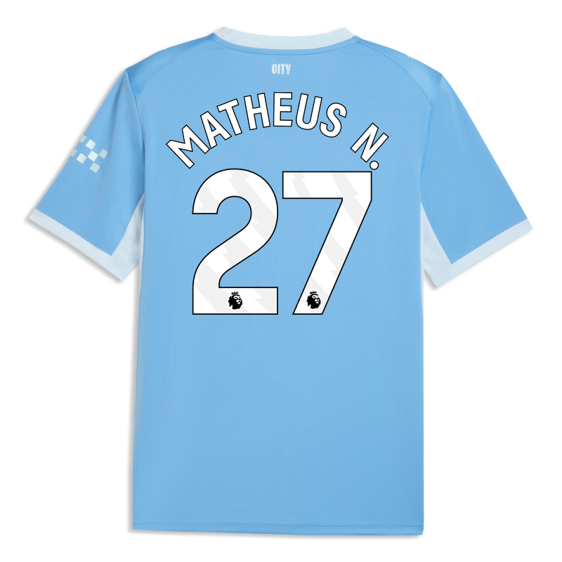 Manchester City Home MATHEUS N. 27 Jersey 26-27