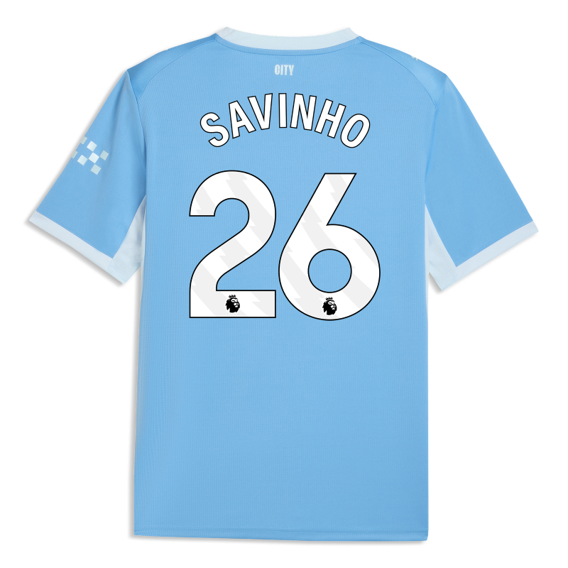Manchester City Home SAVINHO 26 Jersey 26-27