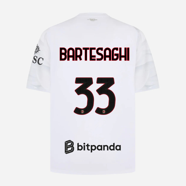 AC Milan Away BARTESAGHI 33 Jersey 26-27