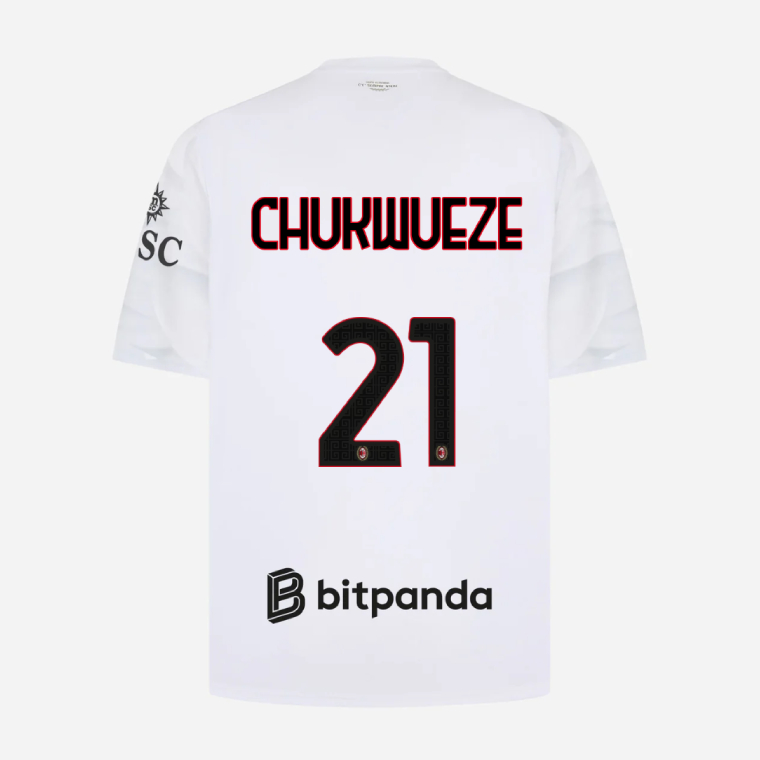 AC Milan Away CHUKWUEZE 21 Jersey 26-27