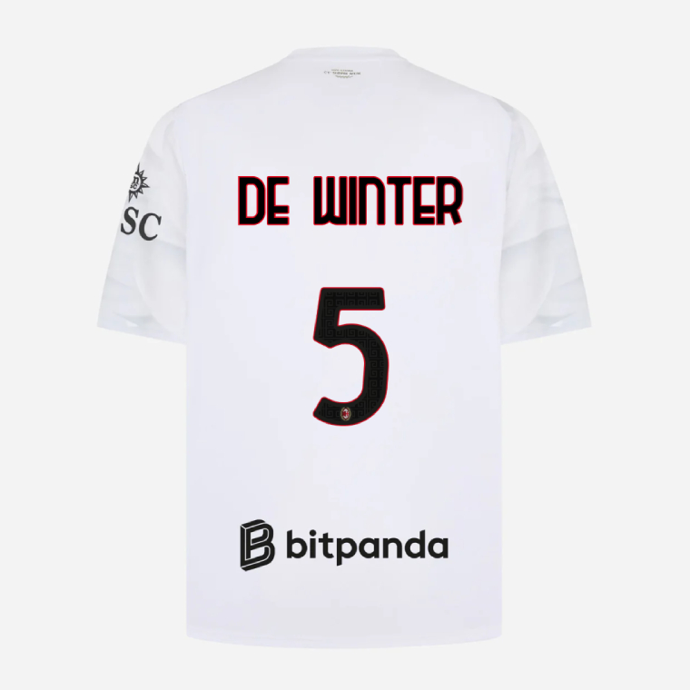 AC Milan Away DE WINTER 5 Jersey 26-27