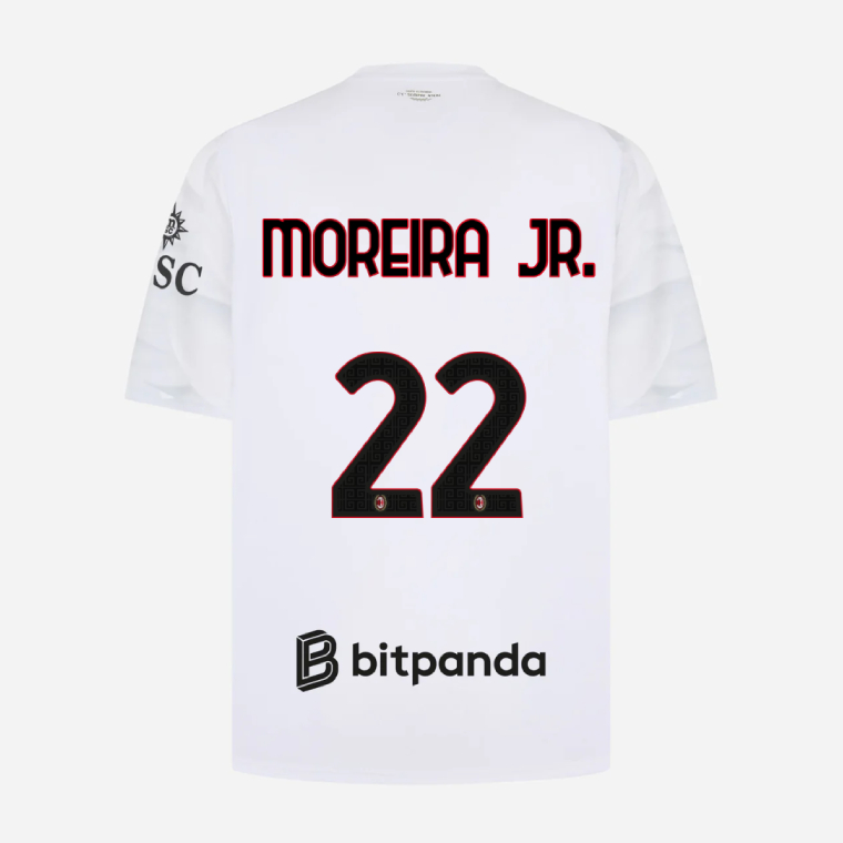 AC Milan Away MOREIRA JR. 22 Jersey 26-27