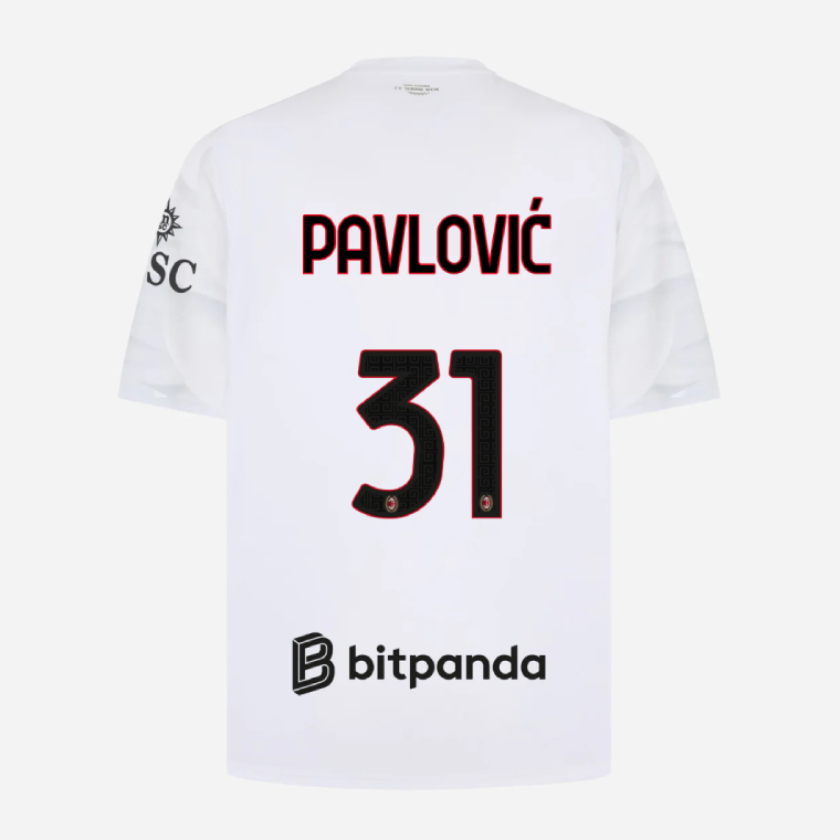 AC Milan Away PAVLOVIĆ 31 Jersey 26-27