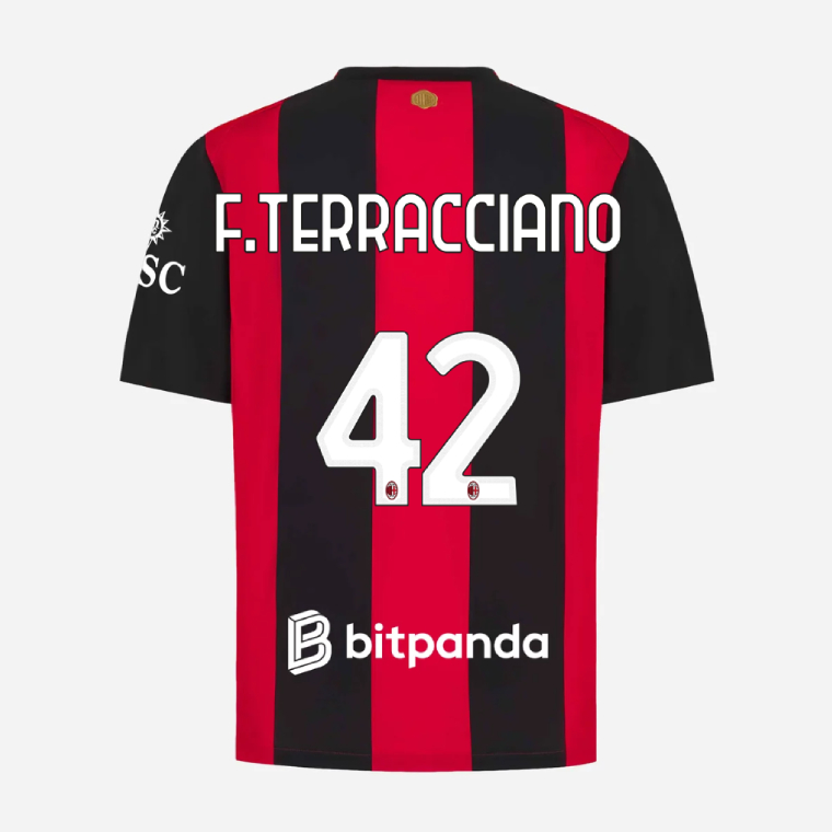 AC Milan Home F.TERRACCIANO 42 Jersey 26-27
