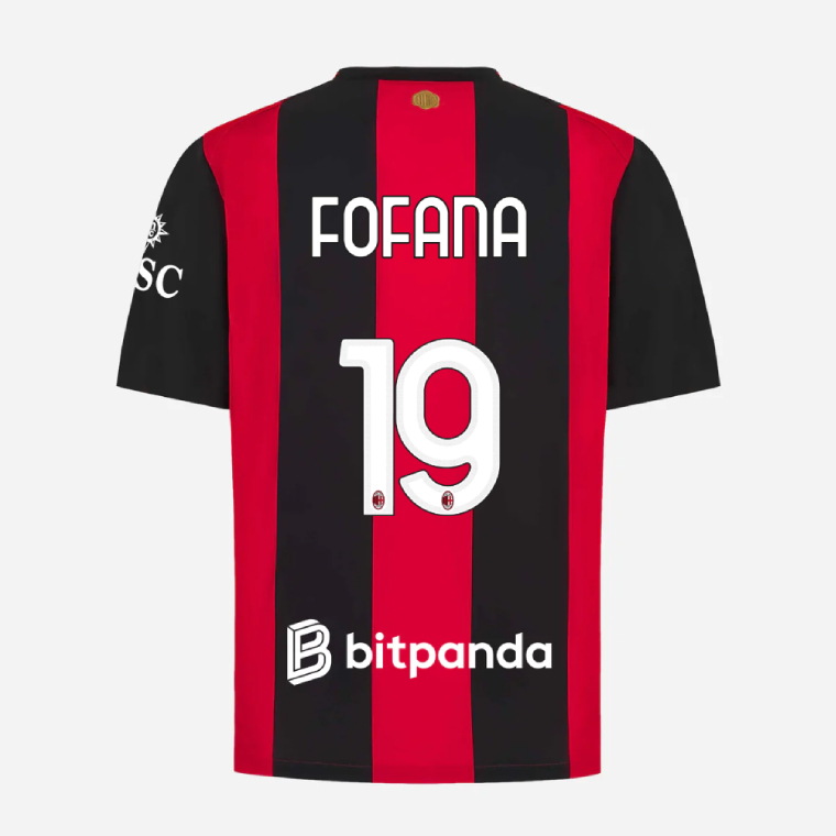 AC Milan Home FOFANA 19 Jersey 26-27