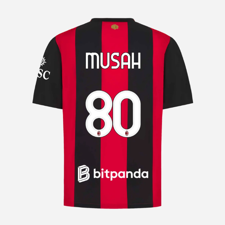 AC Milan Home MUSAH 80 Jersey 26-27