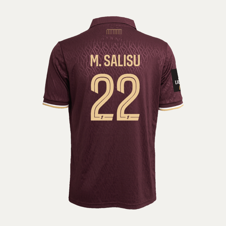 AS Monaco Away M. SALISU 22 Jersey 26-27