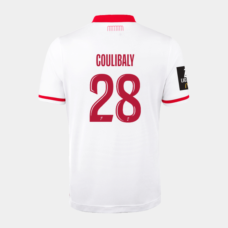 AS Monaco Home COULIBALY 28 Jersey 26-27