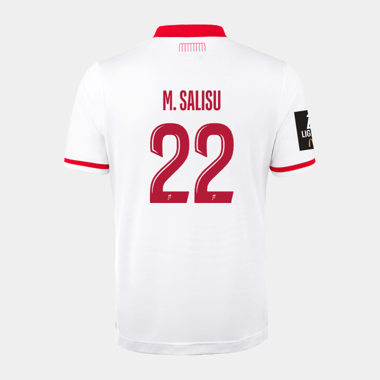 AS Monaco Home M.SALISU 22 Jersey 26-27