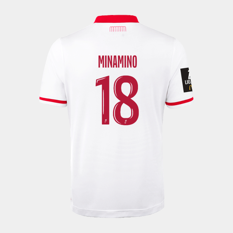 AS Monaco Home MINAMINO 18 Jersey 26-27