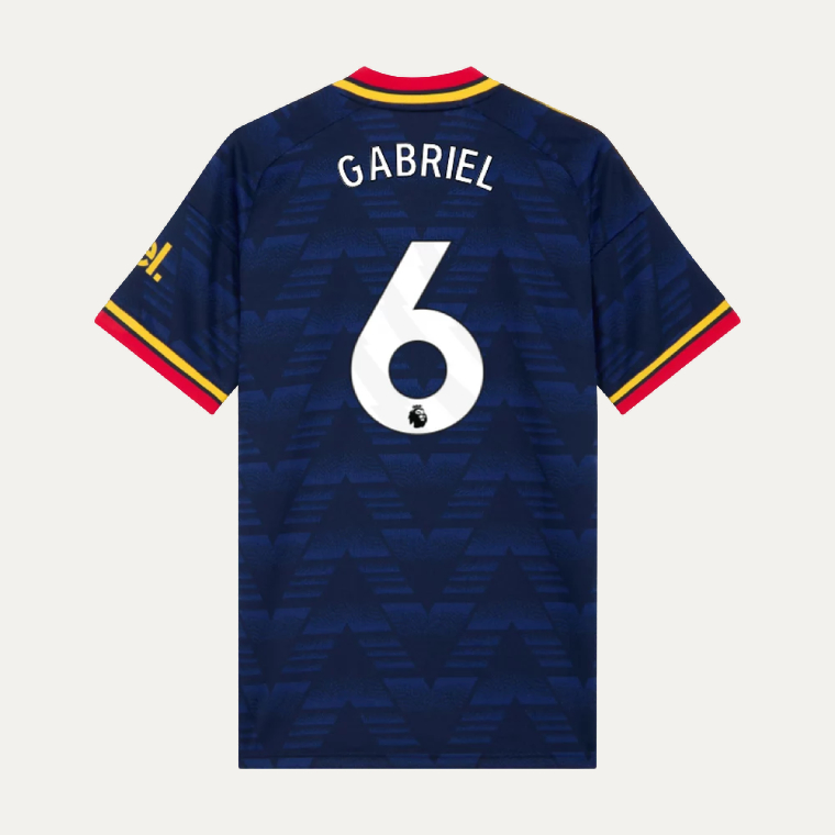 Arsenal Away GABRIEL 6 Jersey 26-27