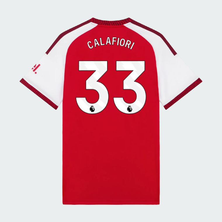 Arsenal Home CALAFIORI 33 Jersey 26-27