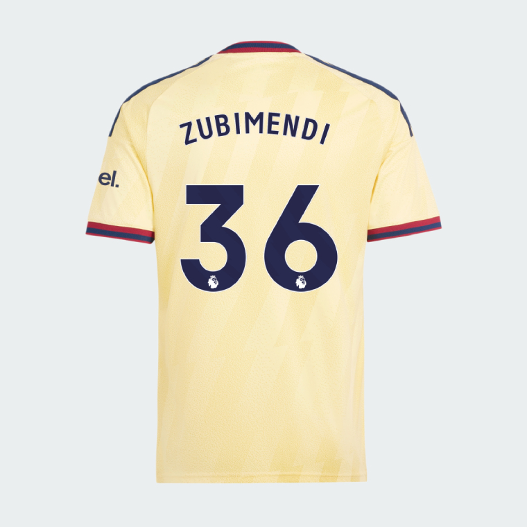 Arsenal Third ZUBIMENDI 36 Jersey 26-27