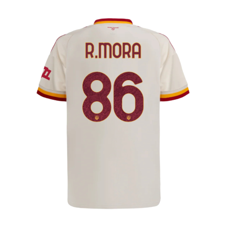 As Roma Away R.MORA 86 Jersey 26-27