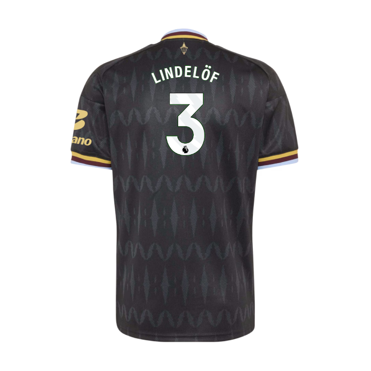 Aston Villa Away LINDELÖF 3 Jersey 26-27