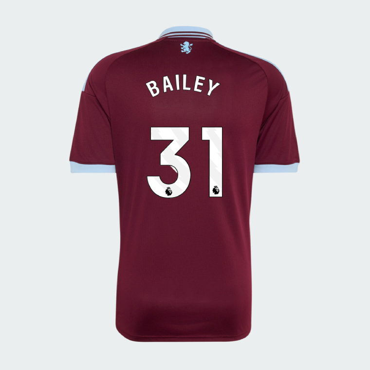 Aston Villa Home BAILEY 31 Jersey 26-27