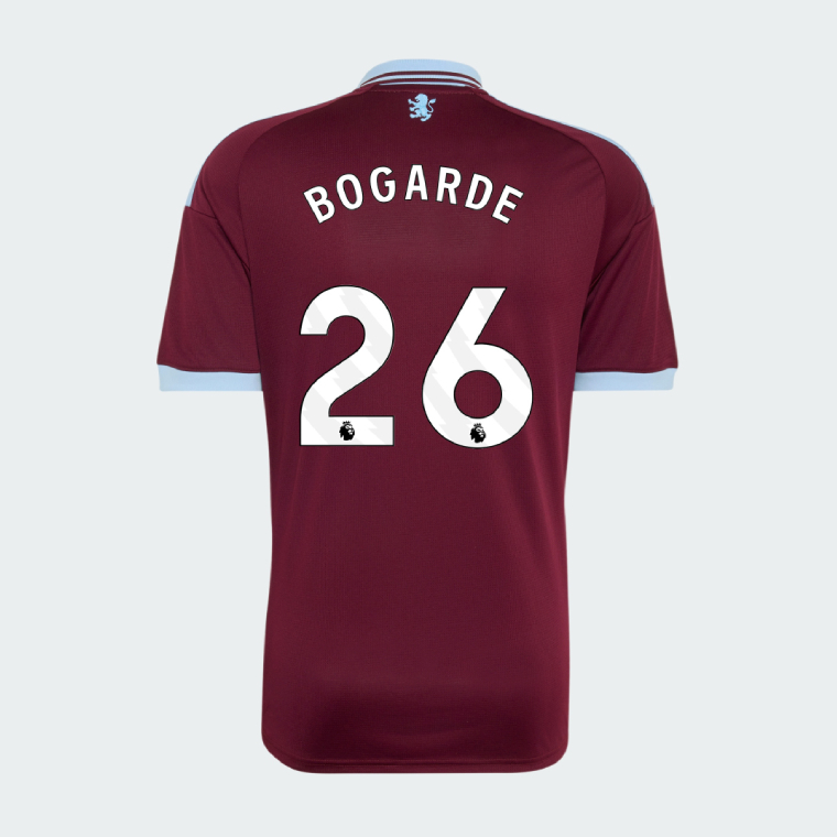 Aston Villa Home BOGARDE 26 Jersey 26-27