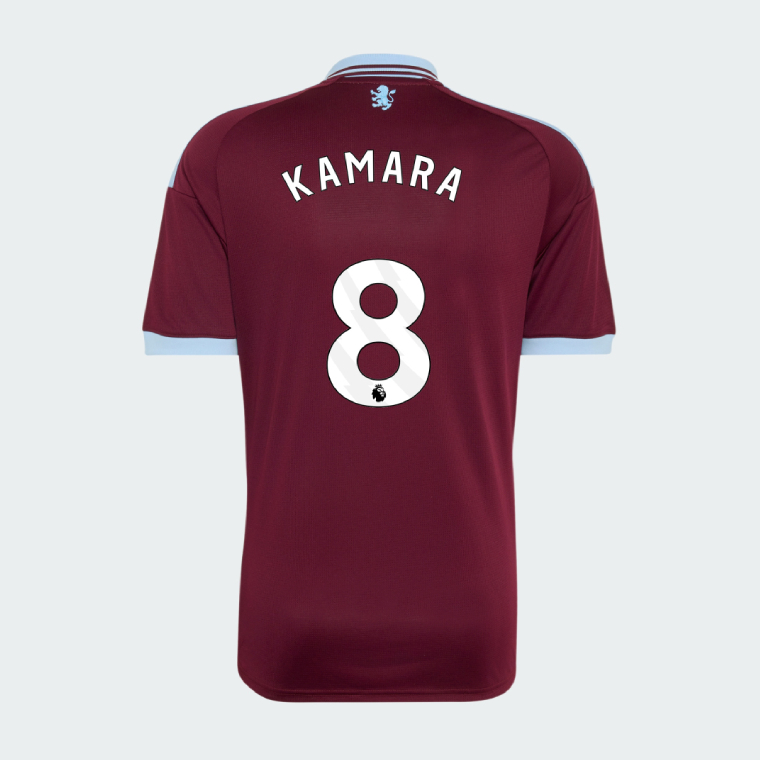 Aston Villa Home KAMARA 8 Jersey 26-27