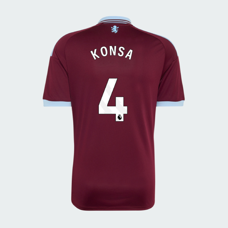 Aston Villa Home KONSA 4 Jersey 26-27