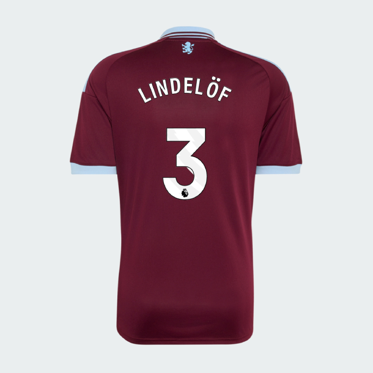 Aston Villa Home LINDELÖF 3 Jersey 26-27
