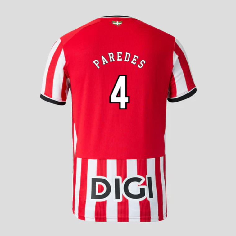 Athletic Club Home PAREDES 4 Jersey 26-27